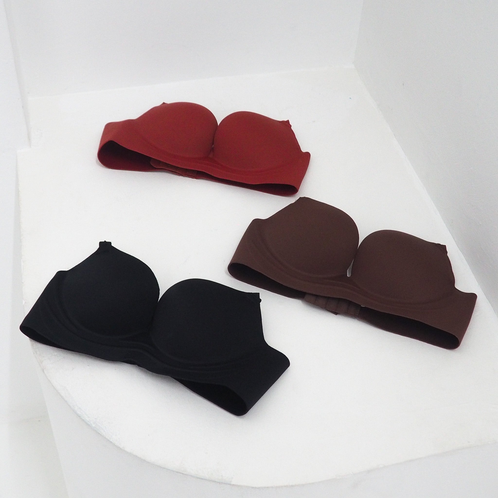 No Bulge! Seamless Wireless Bra in Velvet Black