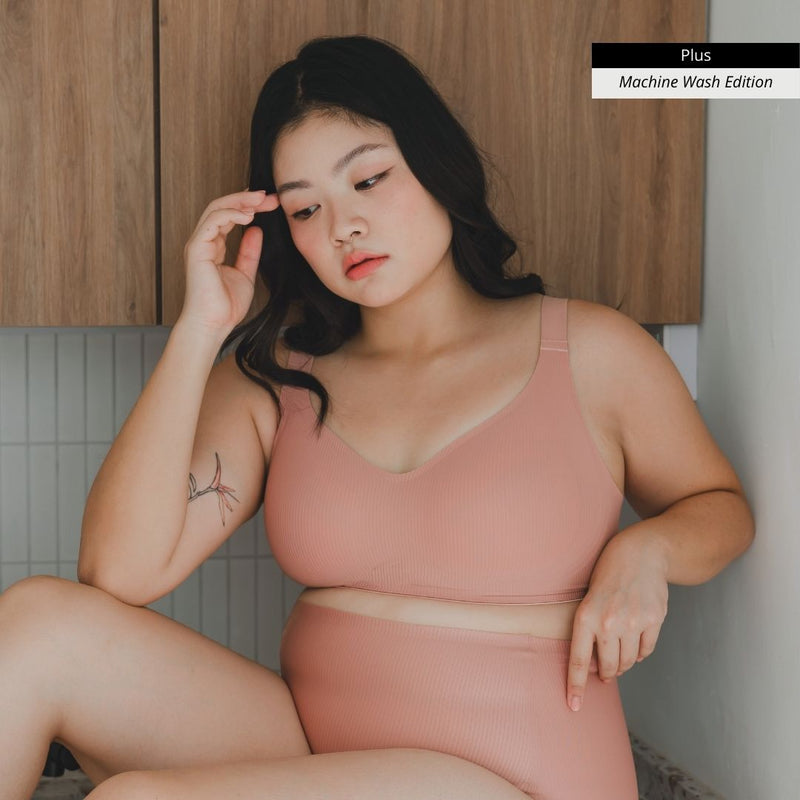 Forme+ V-plunge Wireless Seamless Bra (Machine Wash Edition)
