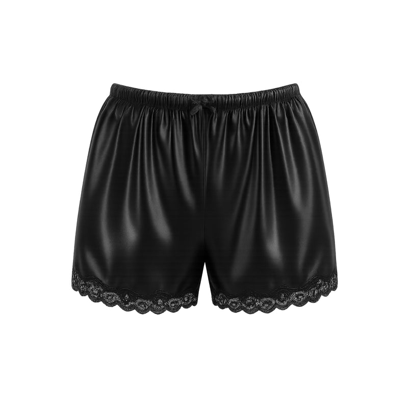Soft Bloom Satin Lounge Shorts