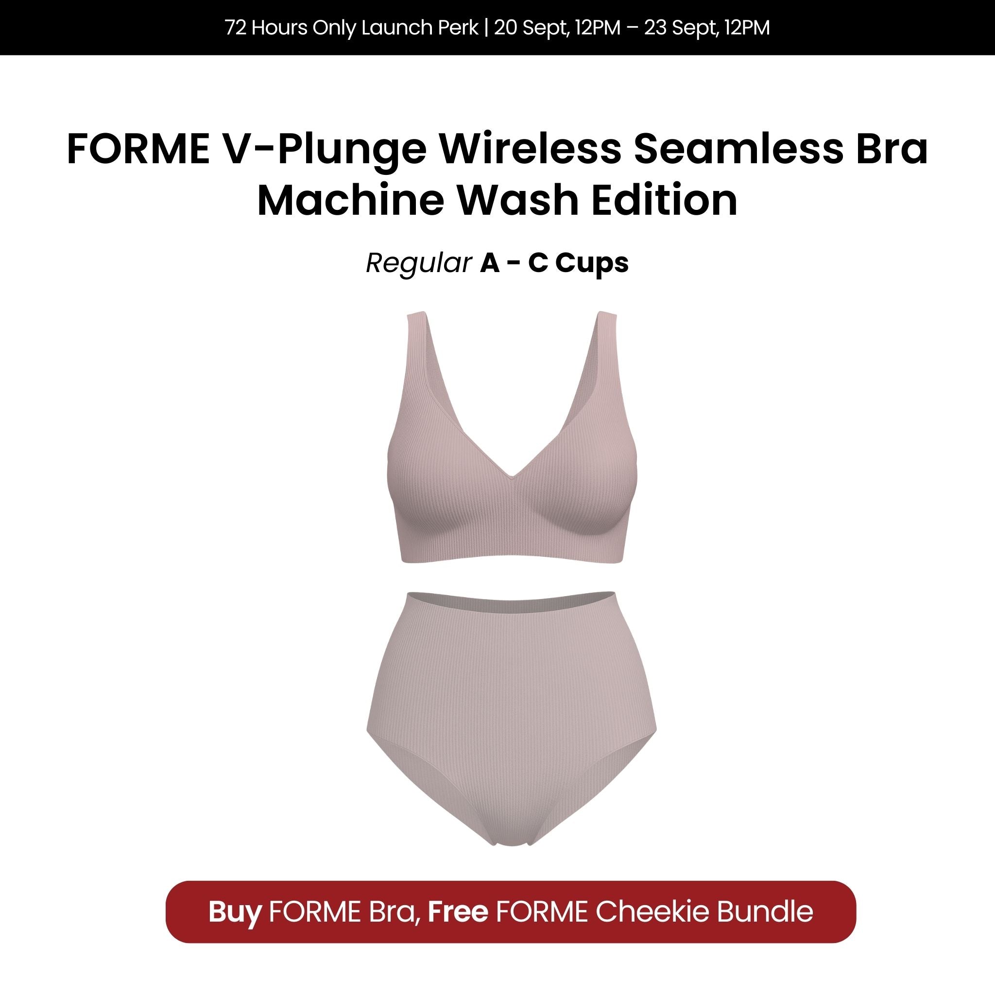 Forme Cheekie and Bra Bundle