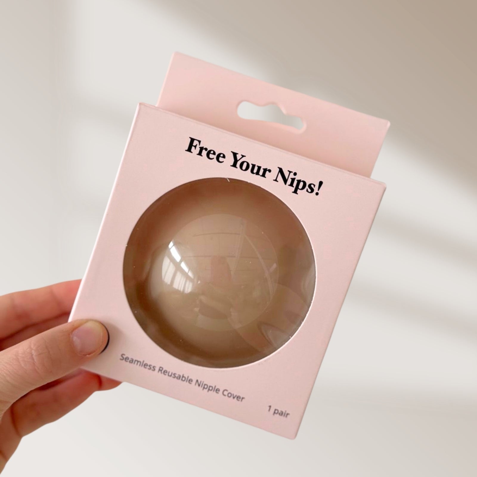 Free Your Nips! Reusable Nipple Cover in Cherry Latte