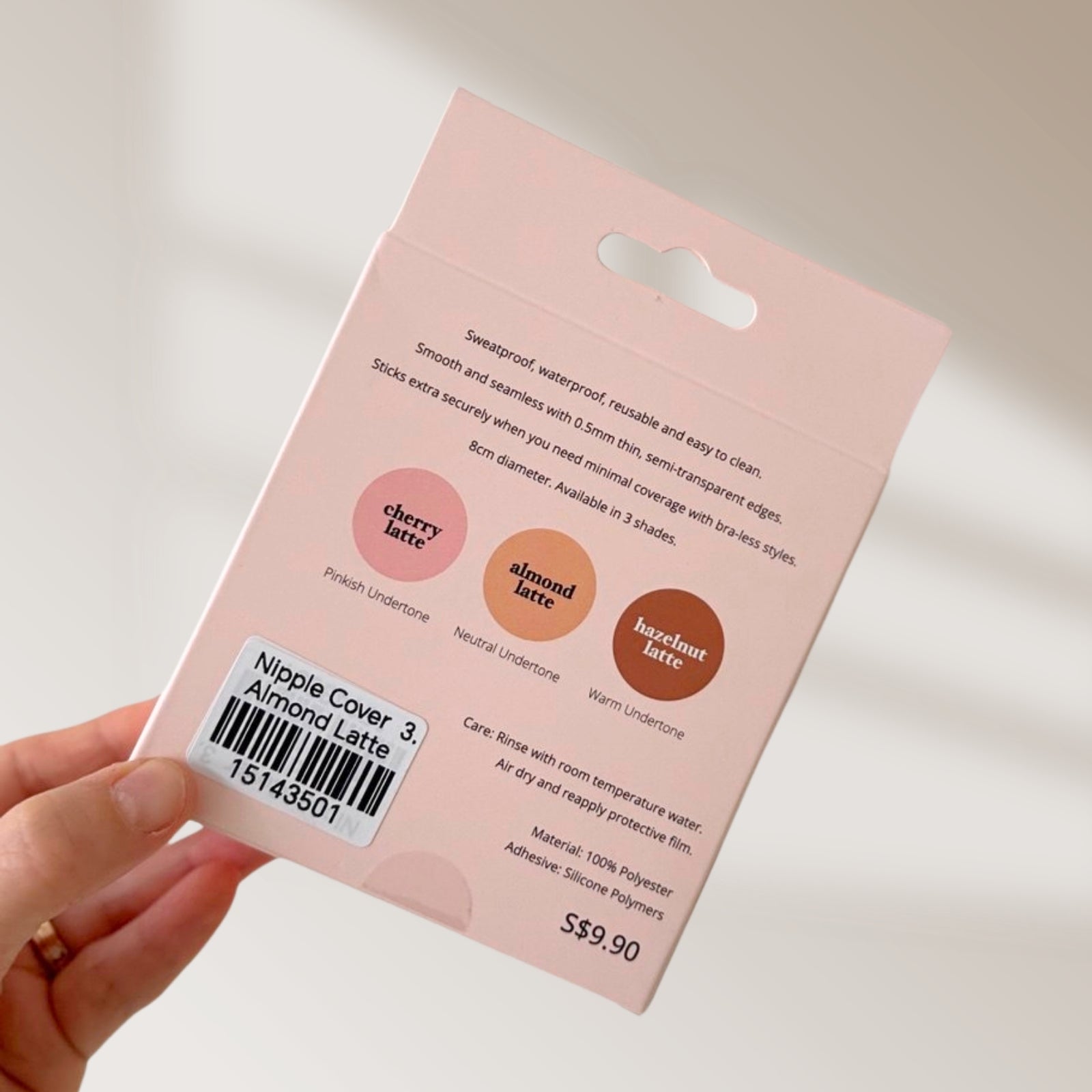 Free Your Nips! Reusable Nipple Cover in Cherry Latte
