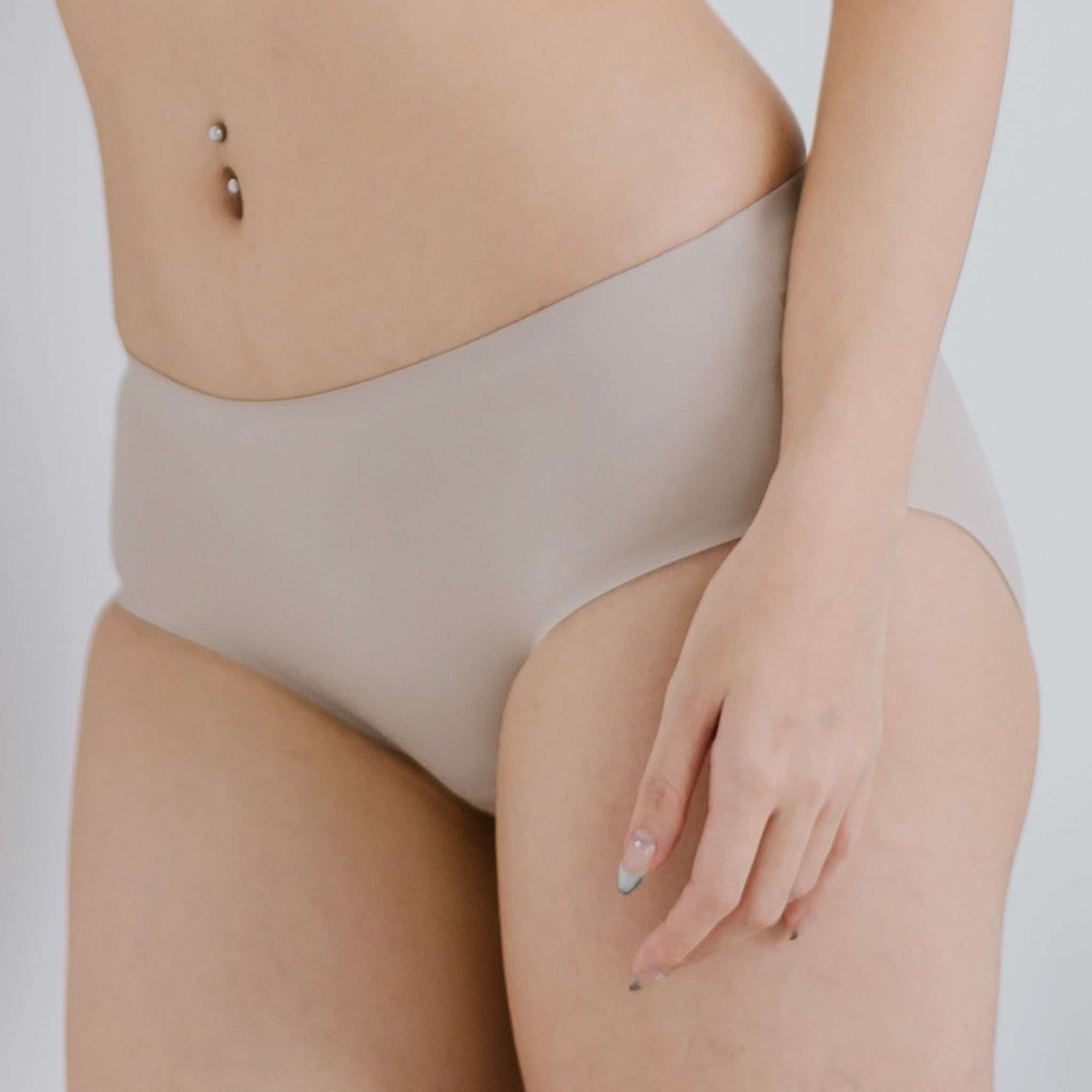 Entice Me! V3.0 Seamless Mid-Rise Cheeky in Matte Nude
