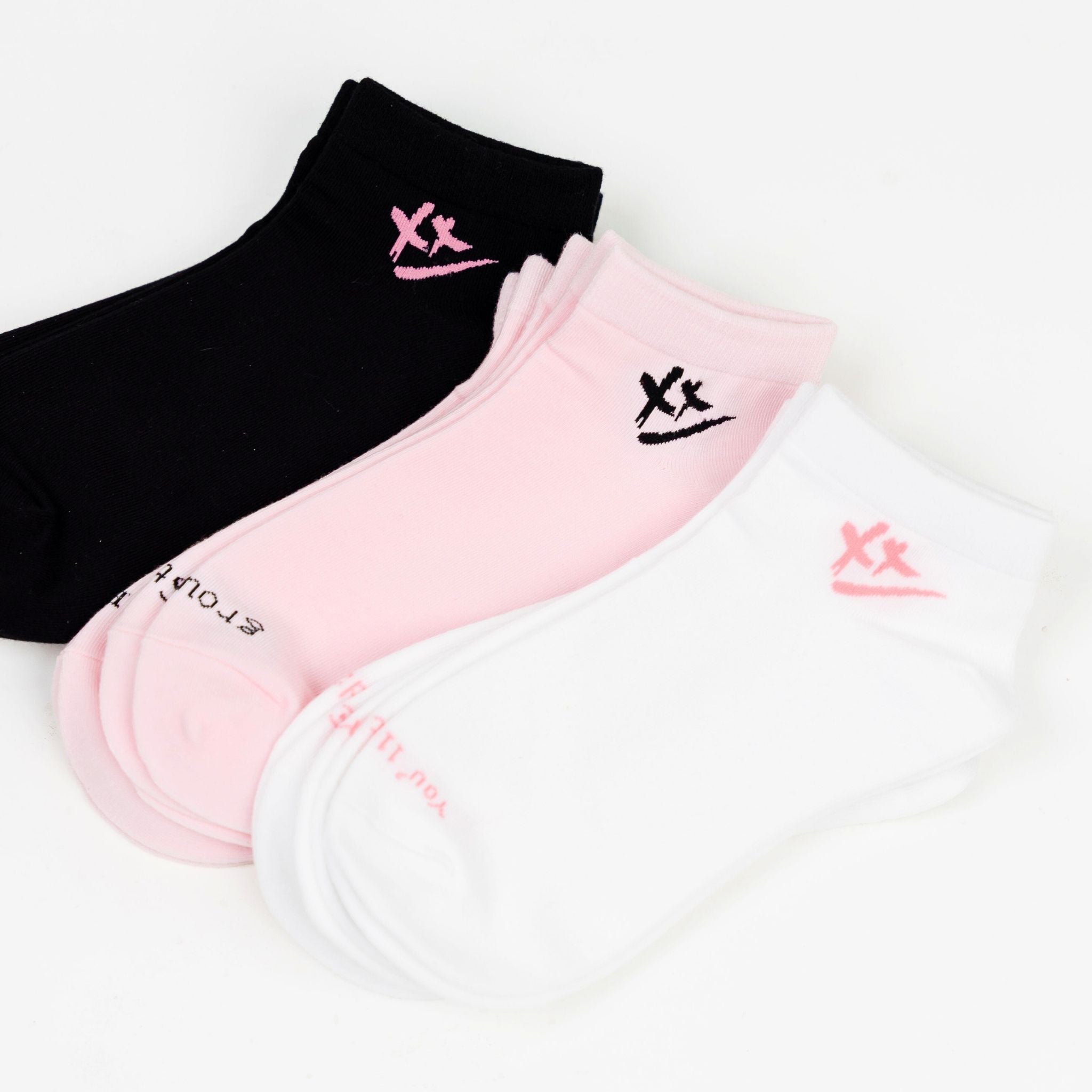 Motivational Socks in Black (Box of 3 pairs)
