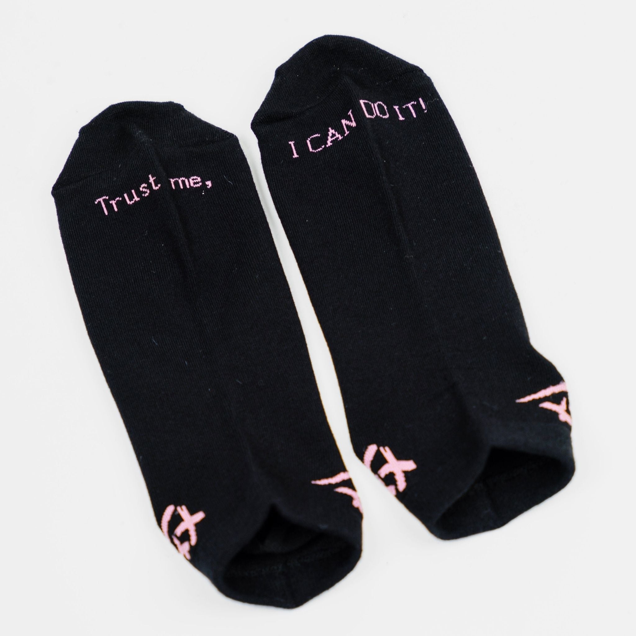 Motivational Socks in Black (Box of 3 pairs)