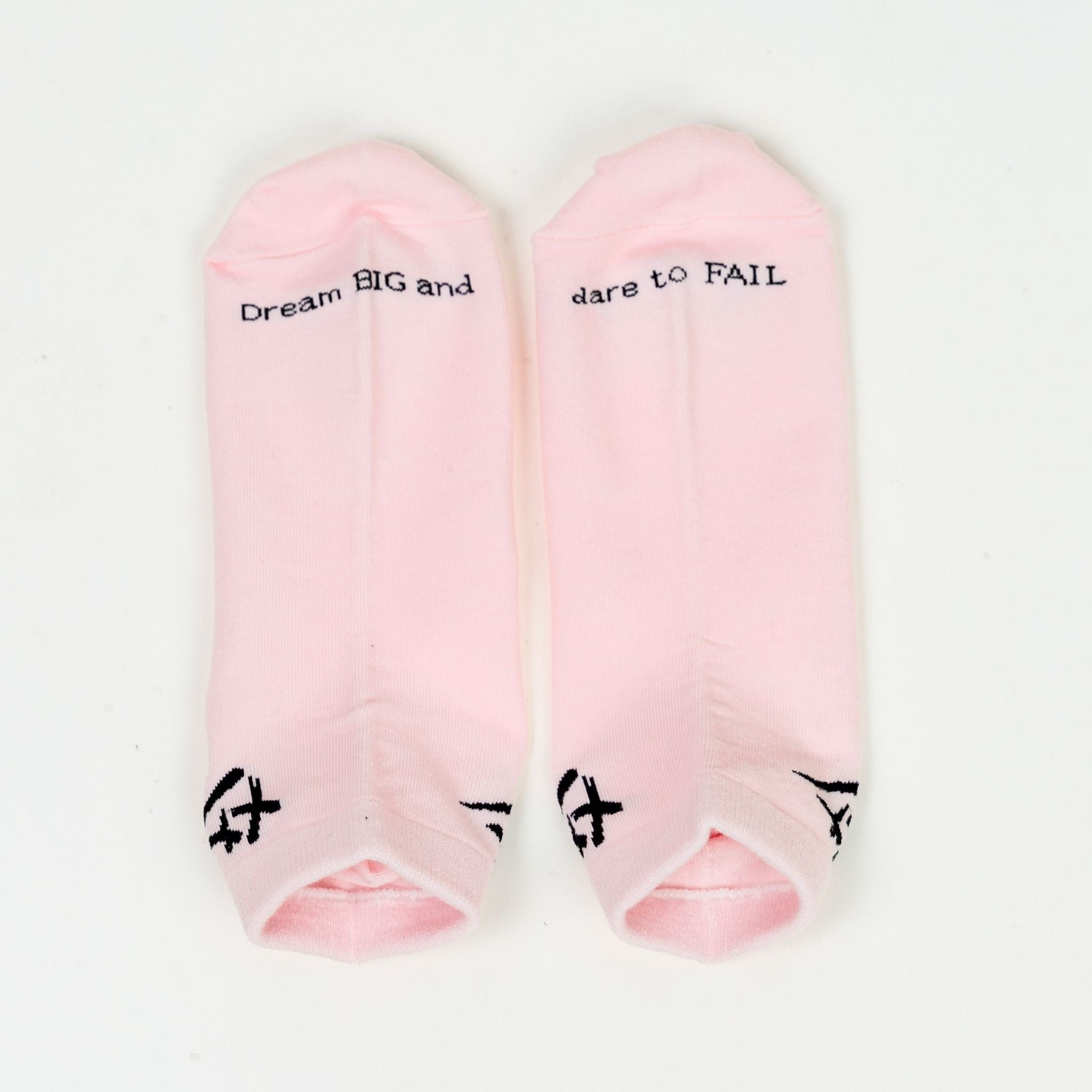 Motivational Socks in Pink (Box of 3 pairs)