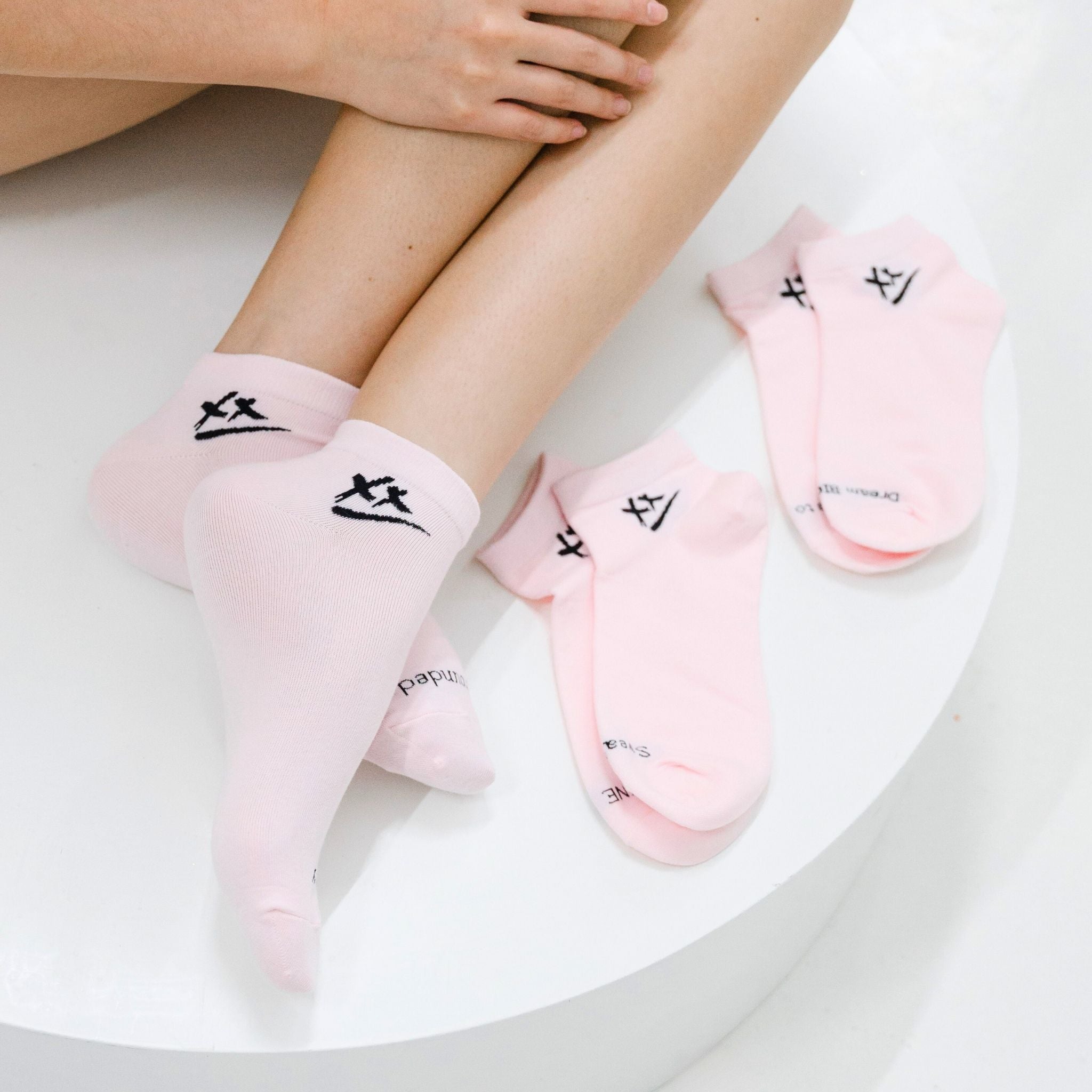 Motivational Socks in Pink (Box of 3 pairs)