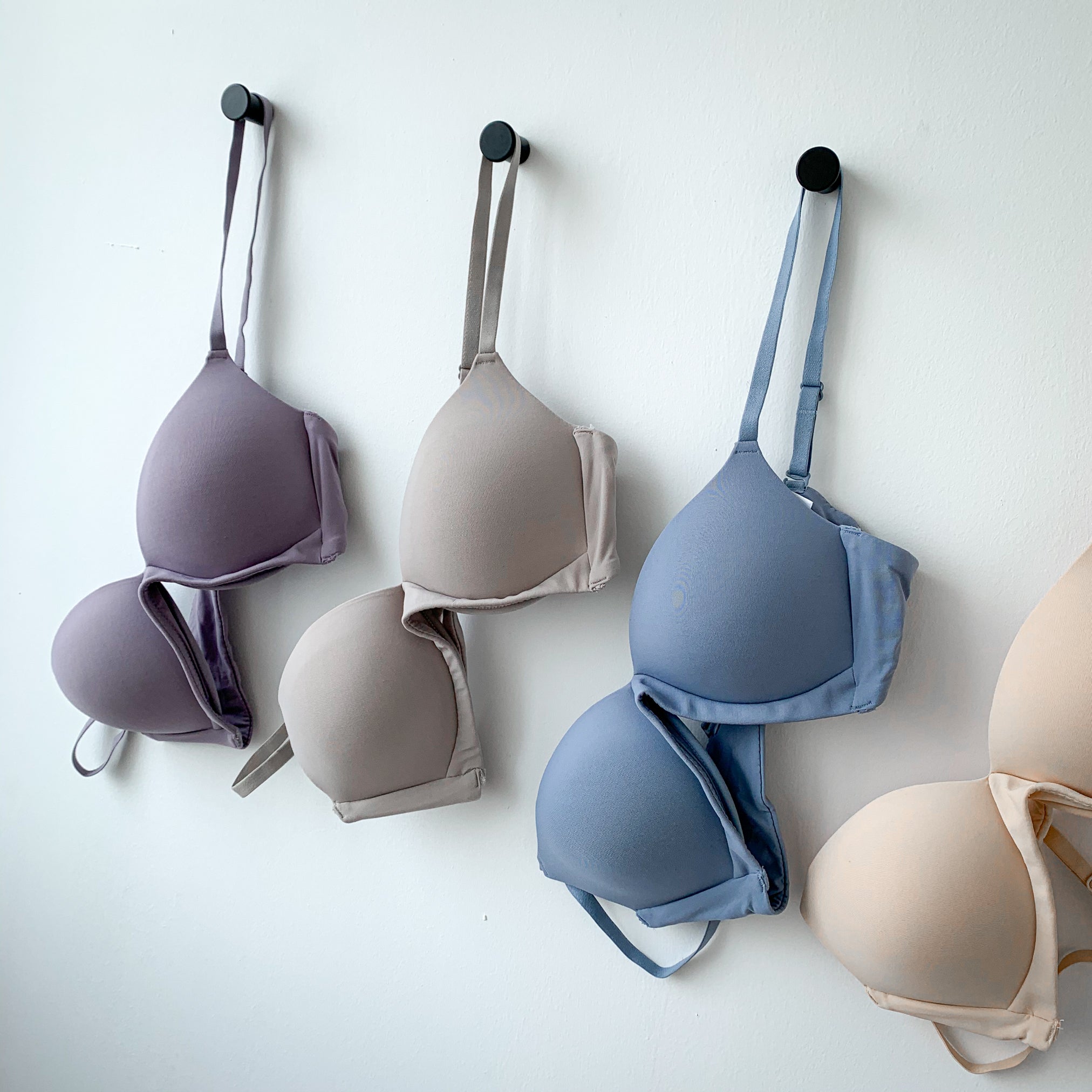 Basic Cotton Freedom Wireless Bra in Blue (Size S & XL Only)