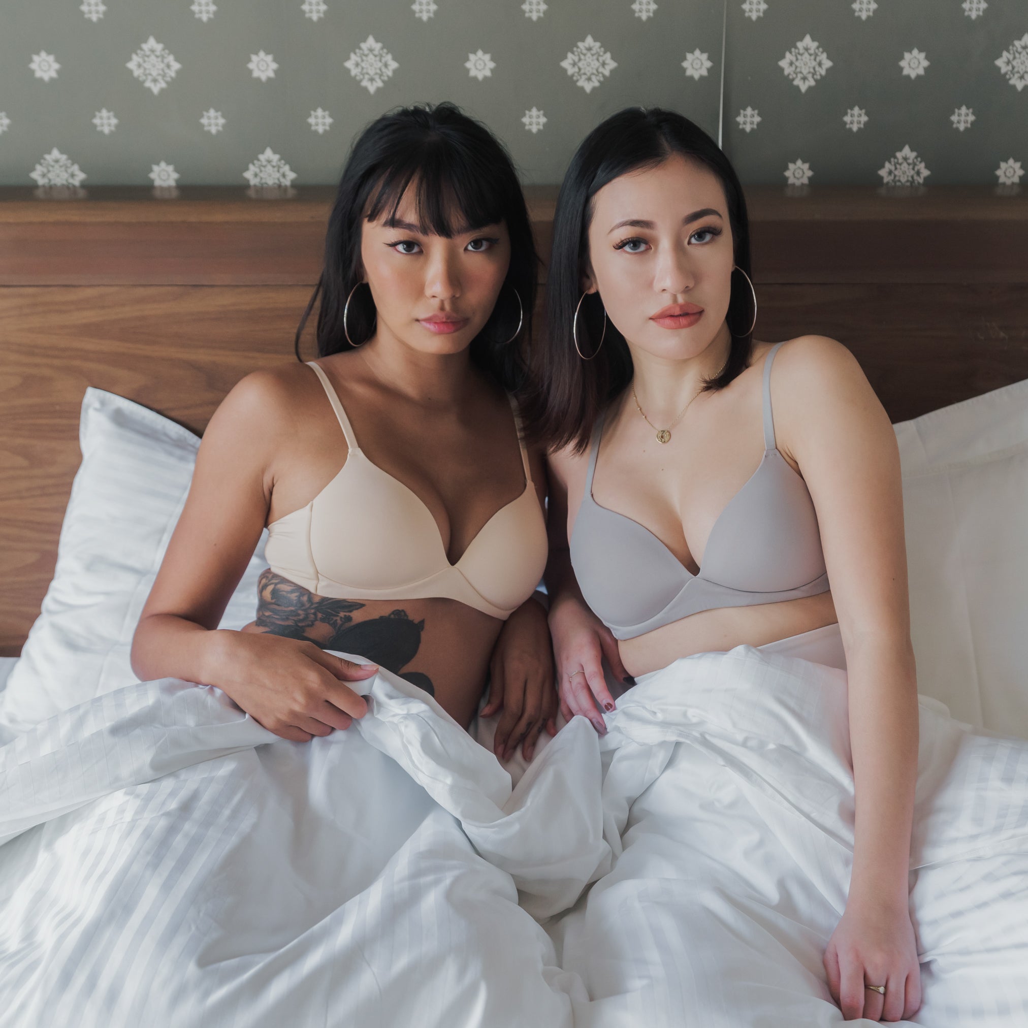 Basic Cotton Freedom Wireless Bra in Nude (Size XL Only)