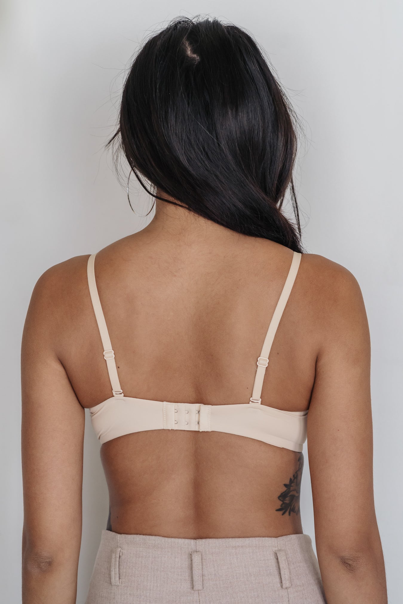 Basic Cotton Freedom Wireless Bra in Nude (Size XL Only)