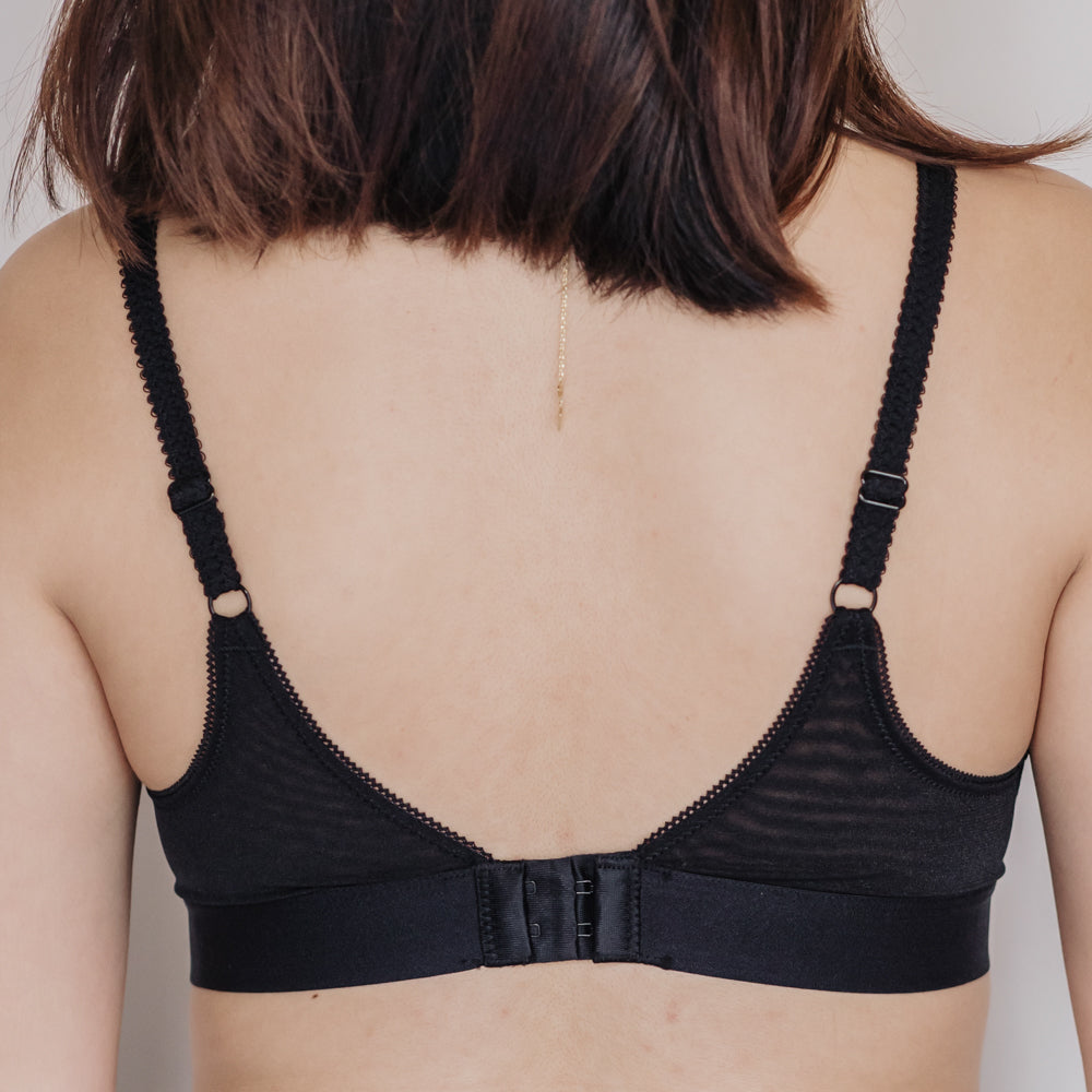 Modern Edge Bralette in Black (Size XXL Only)