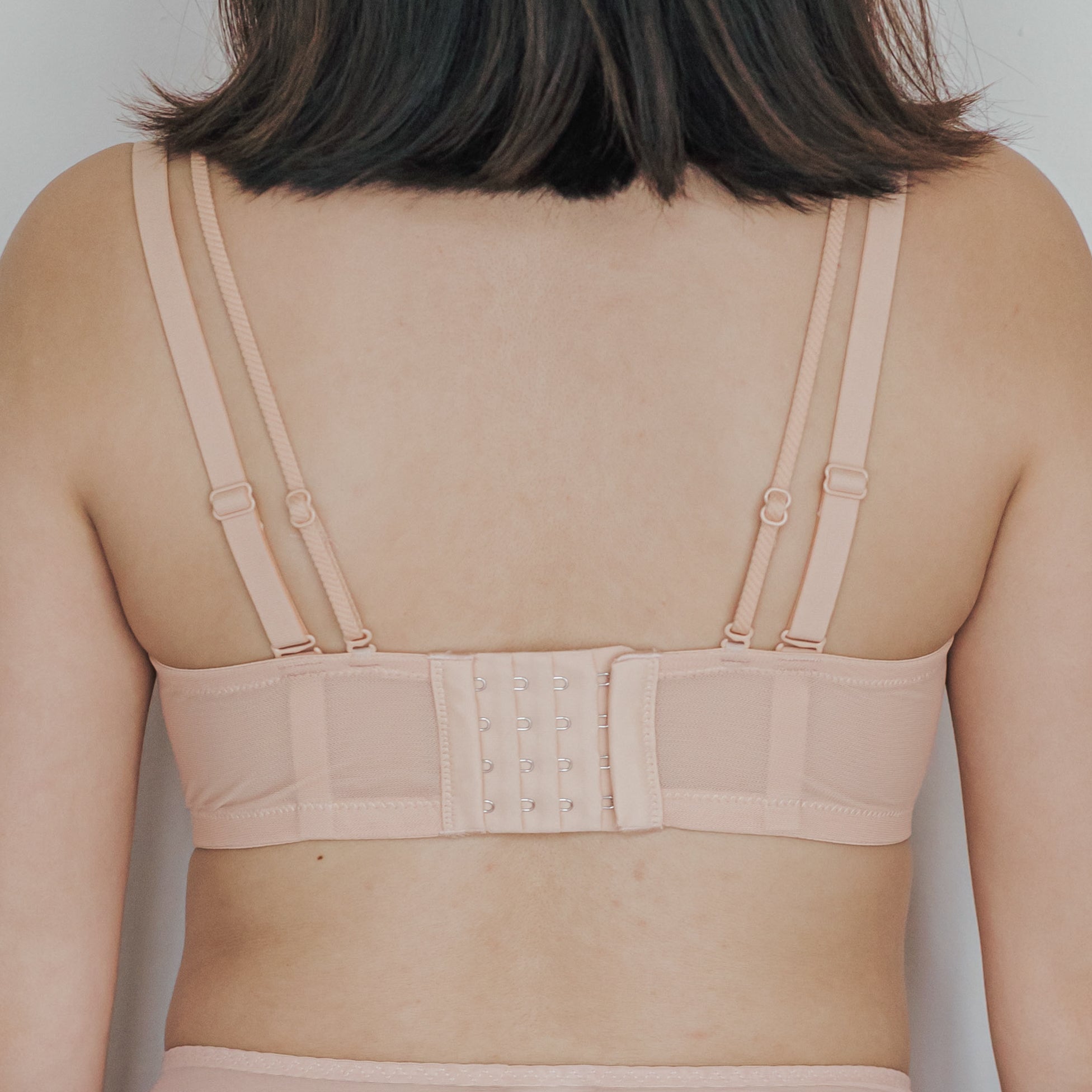 Elegant Romance! Convertible Push Up Bra in Sandstone