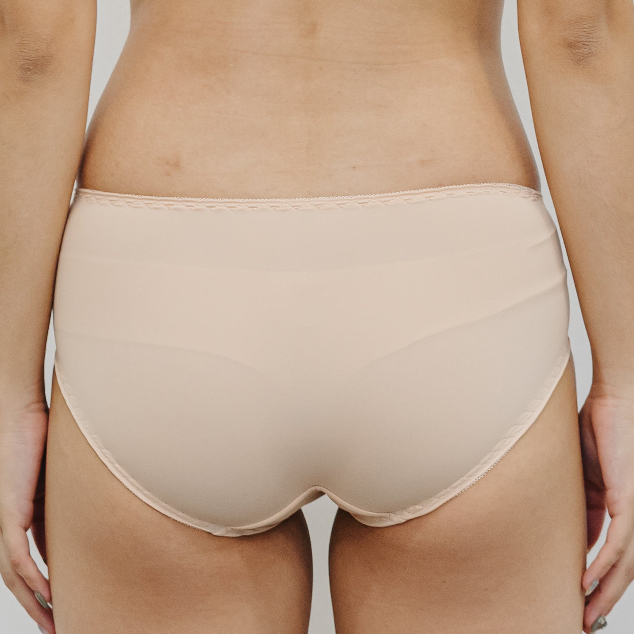 Laced It Up! V2.0 Bikini Cheeky in Warm Nude