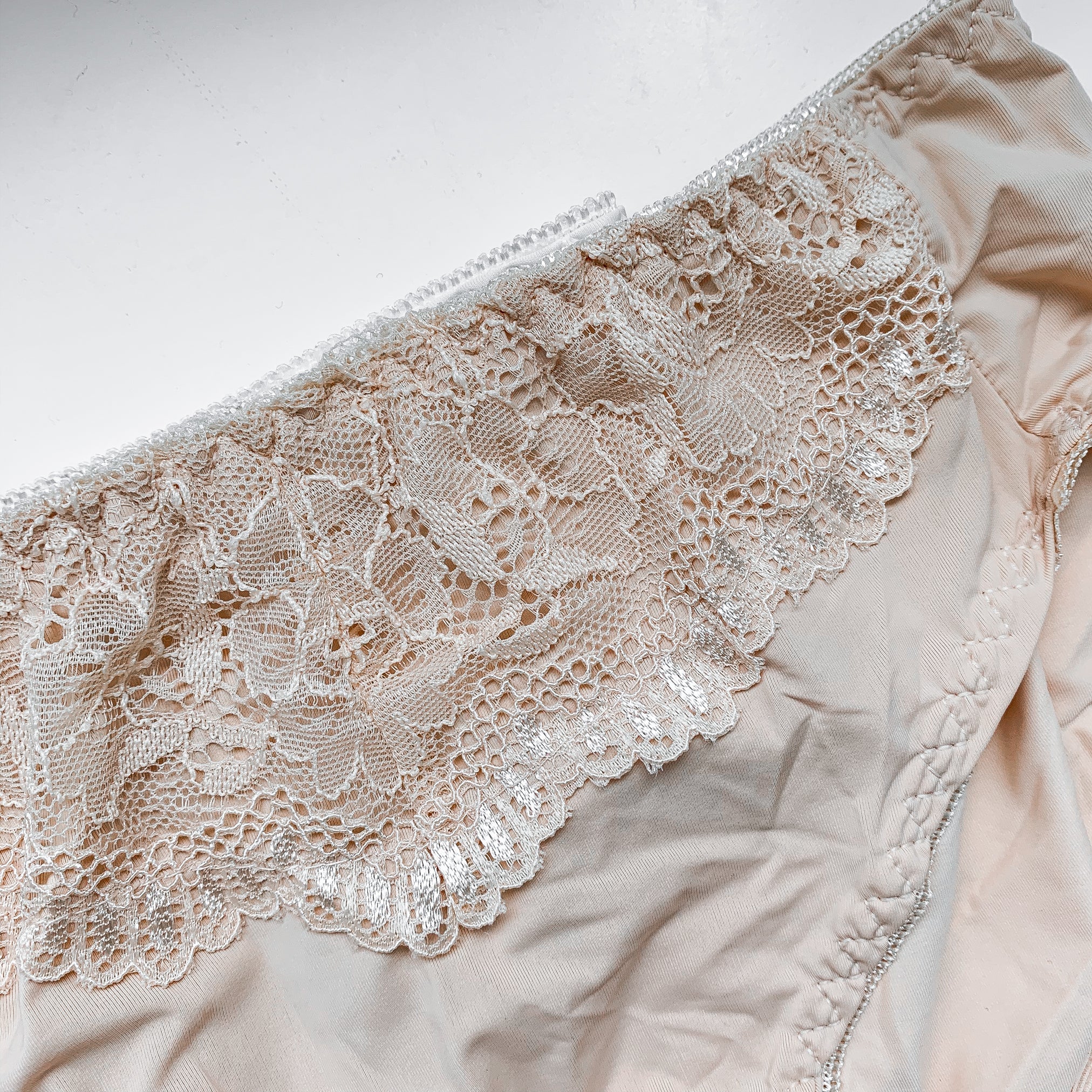 Laced It Up! V2.0 Bikini Cheeky in Warm Nude